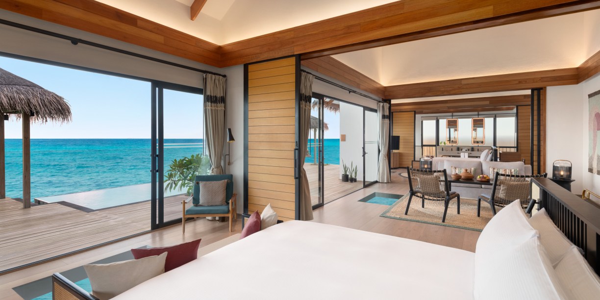 Hilton Maldives Amingiri Resort & Spa - Two-Bedroom Overwater Pool Villa