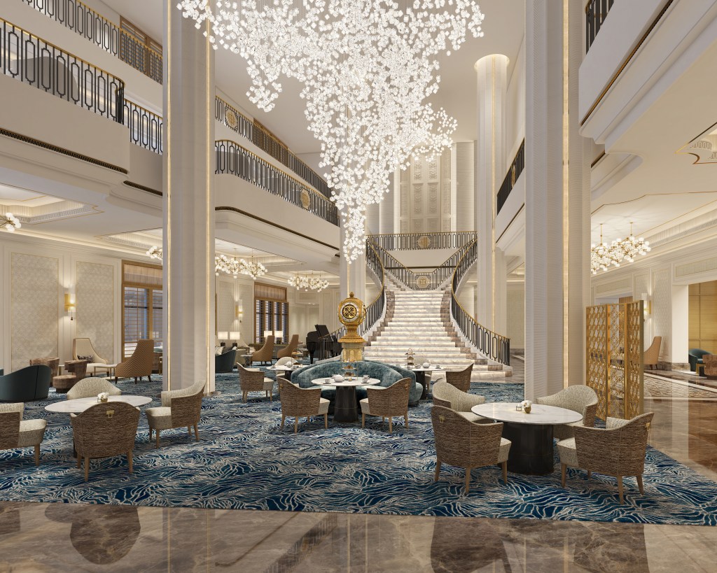 Waldorf Astoria Hanoi Lobby hotel rendering