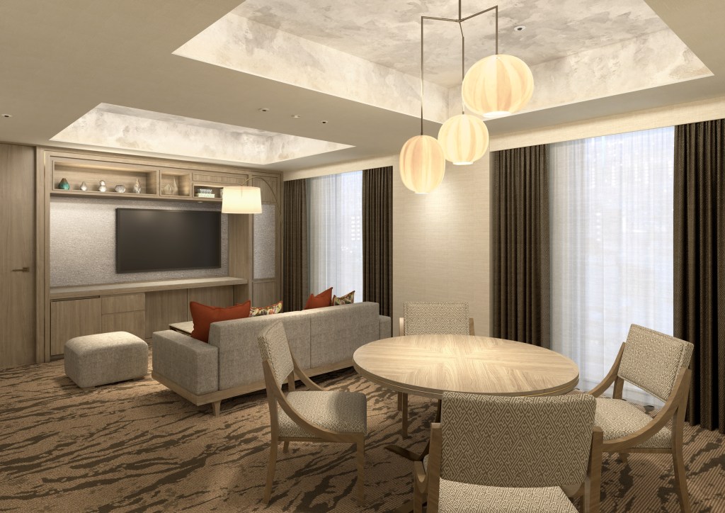 DoubleTree by Hilton Toyama - Suite living room