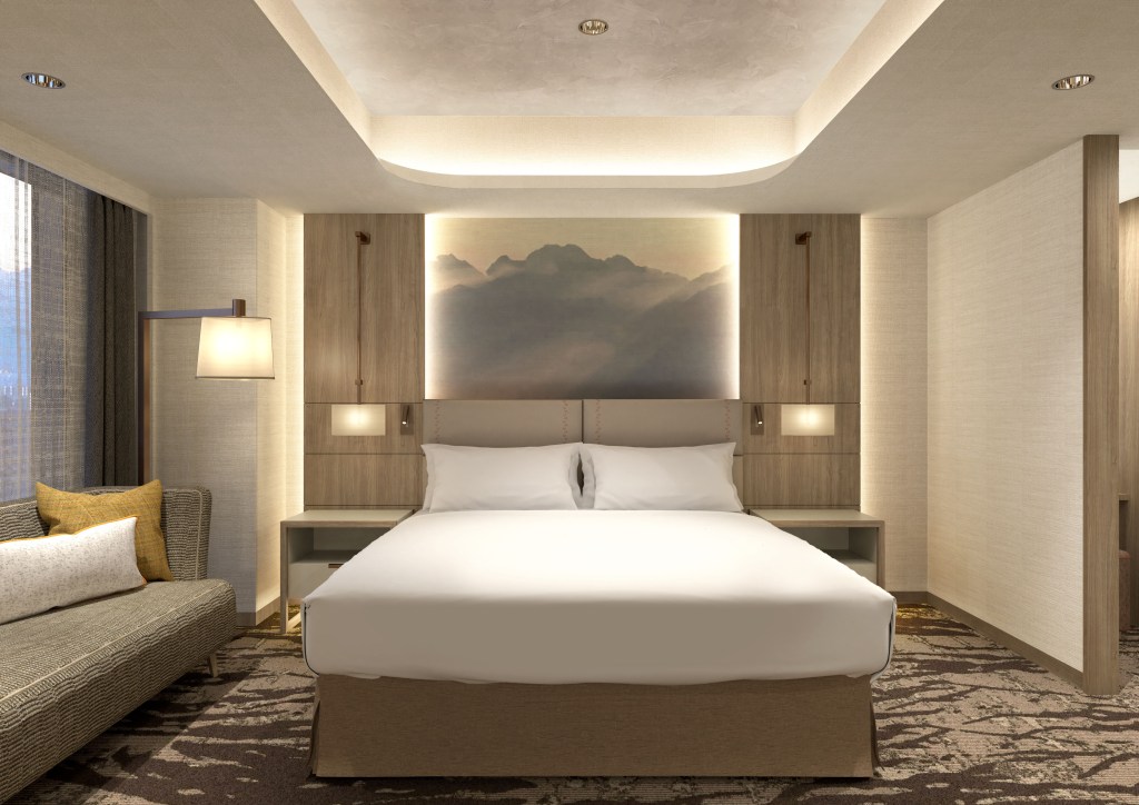 DoubleTree by Hilton Toyama - Suite bedroom with king bed
