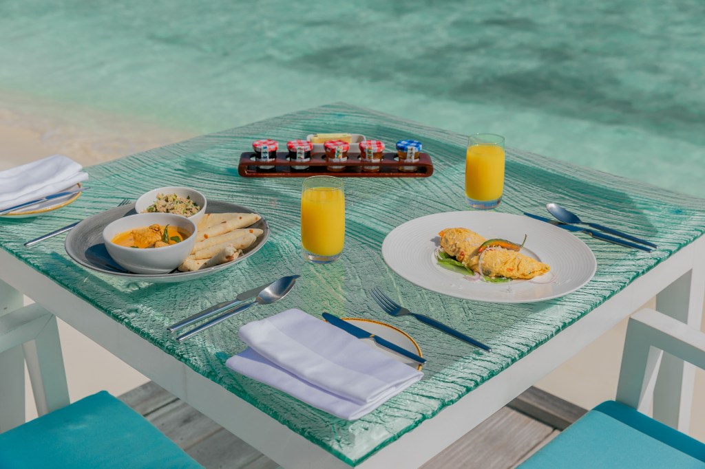 Conrad Maldives Breakfast