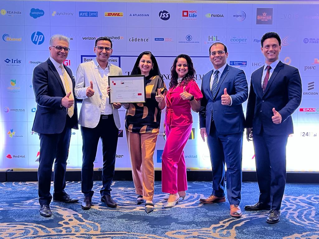 Hilton India Ranked 1 Company in 'India’s Best Companies To Work For'