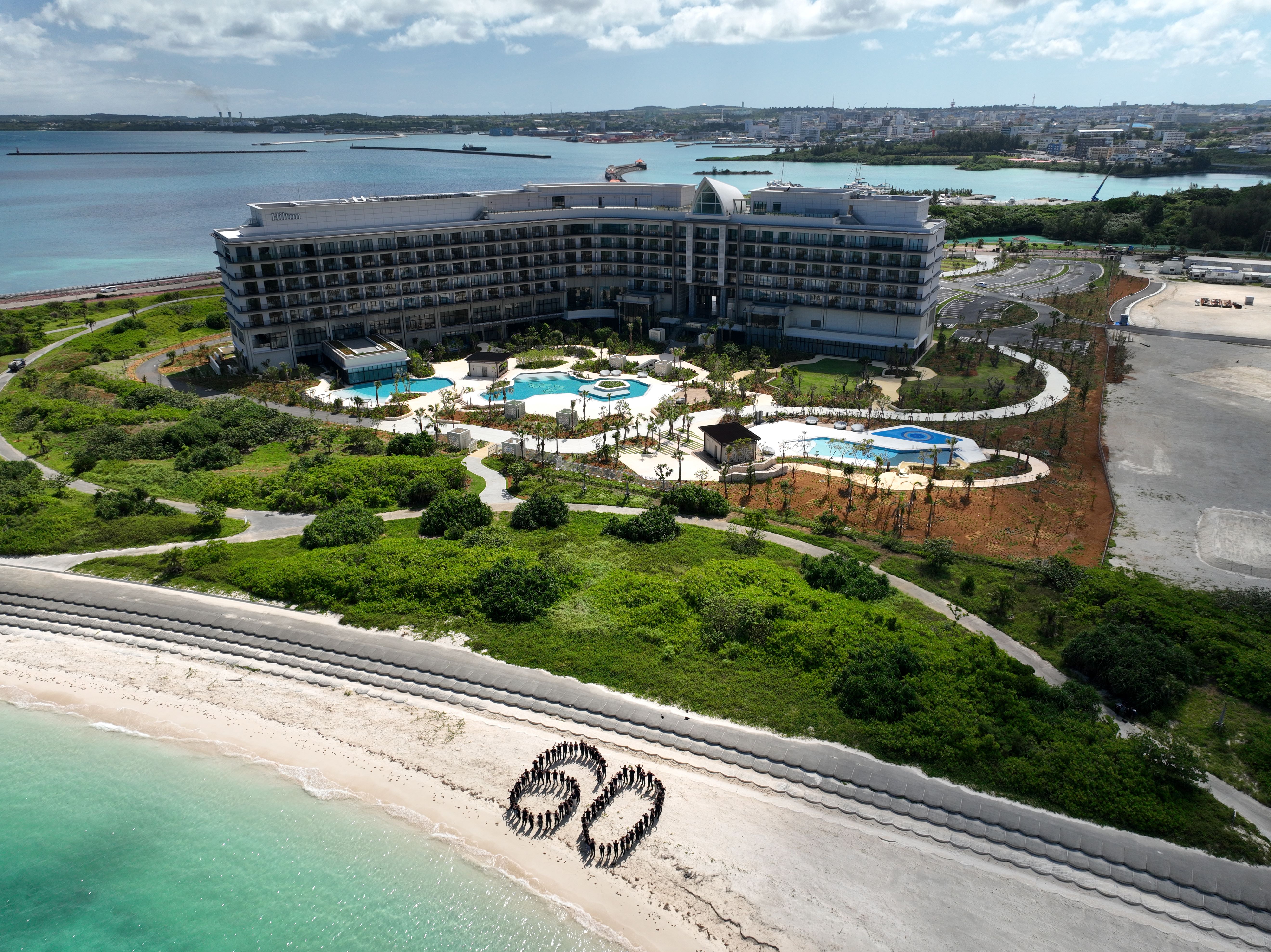 Hilton Japan - 60th anniversary team member image at Hilton Okinawa Miyako Island Resort