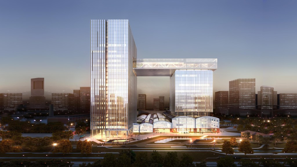 Hilton Shanghai Jing'an - rendering