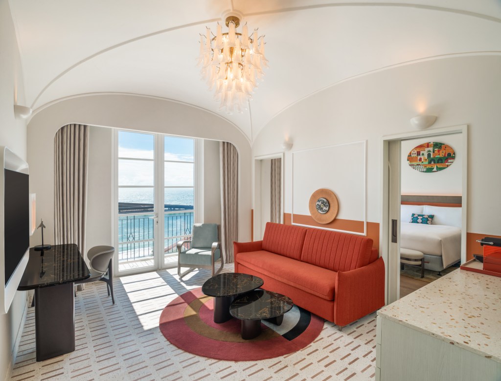 La Festa Phu Quoc - Amalfi Ocean View Suite Living Room
