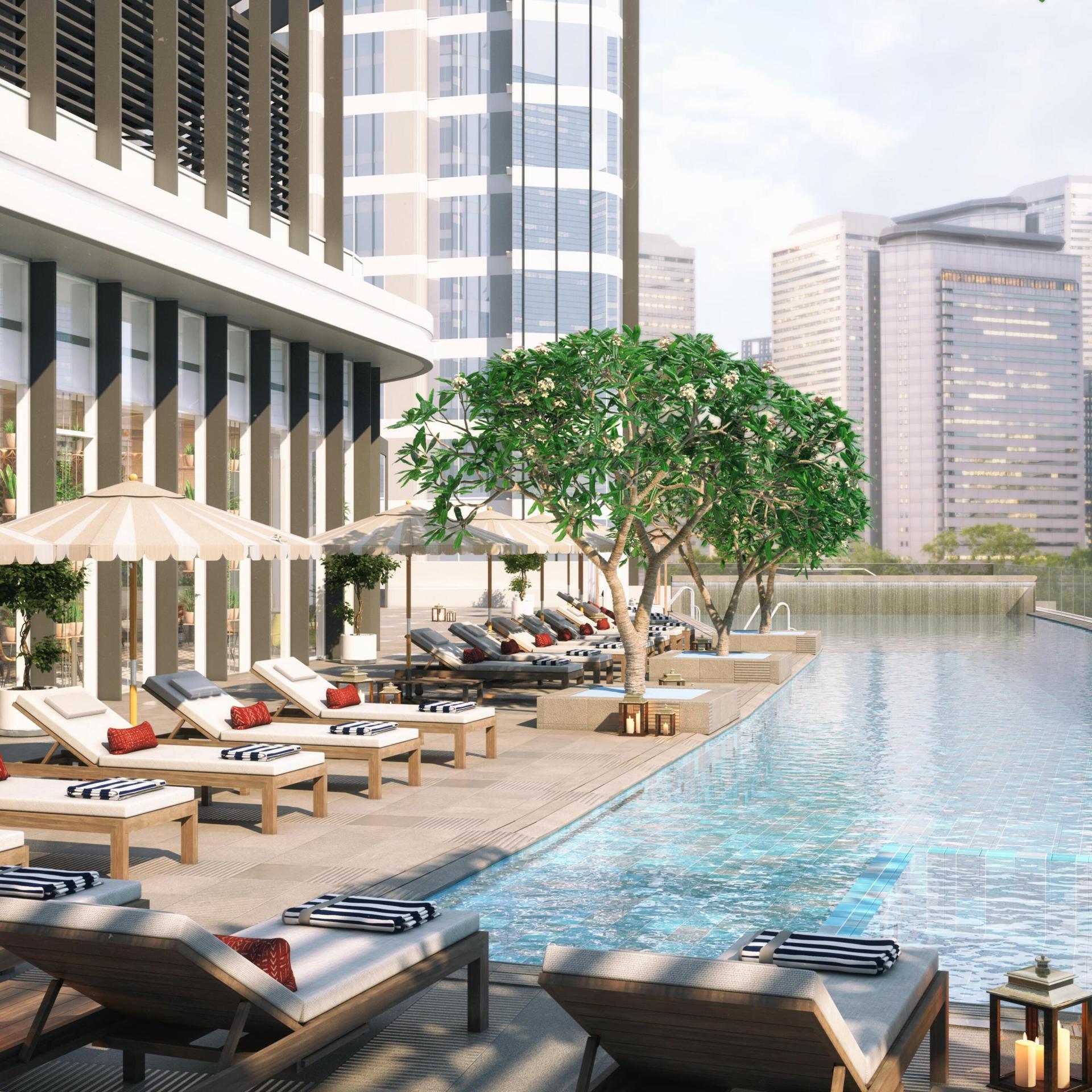 Embassy Suites by Hilton Dubai Business Bay - Pool Area