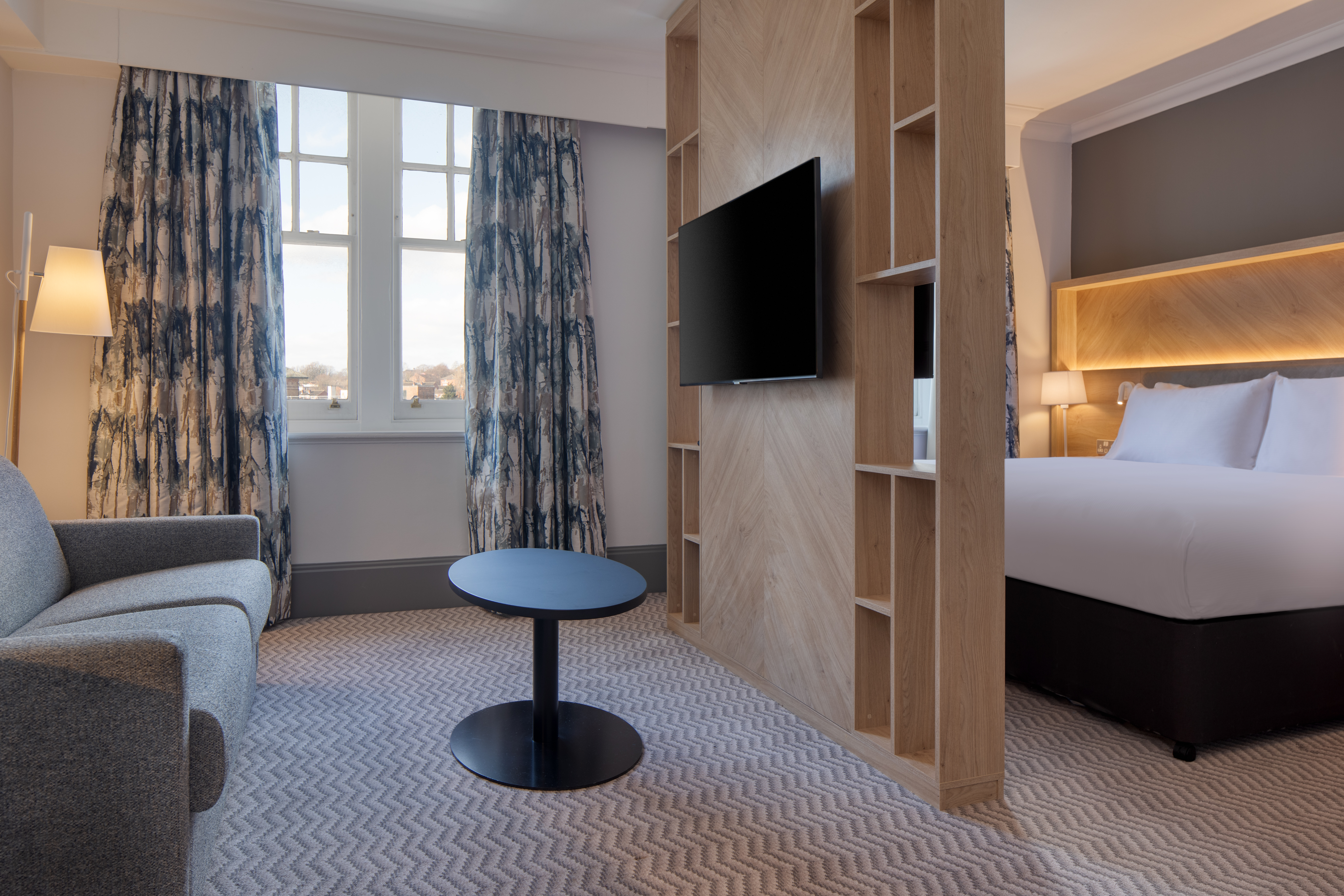 Hilton Nottingham Room - Sofa and TV