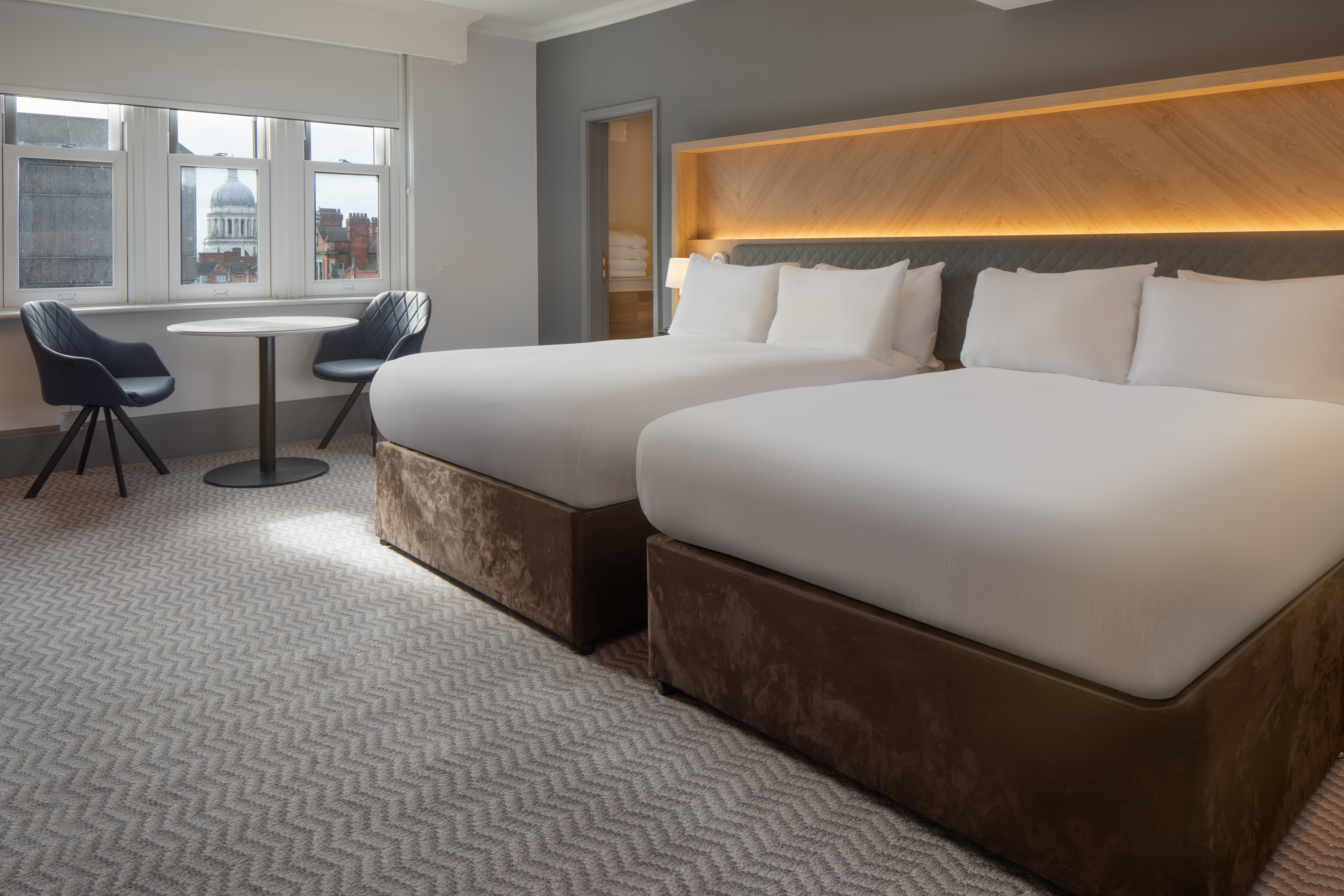 Hilton Nottingham Room - Beds