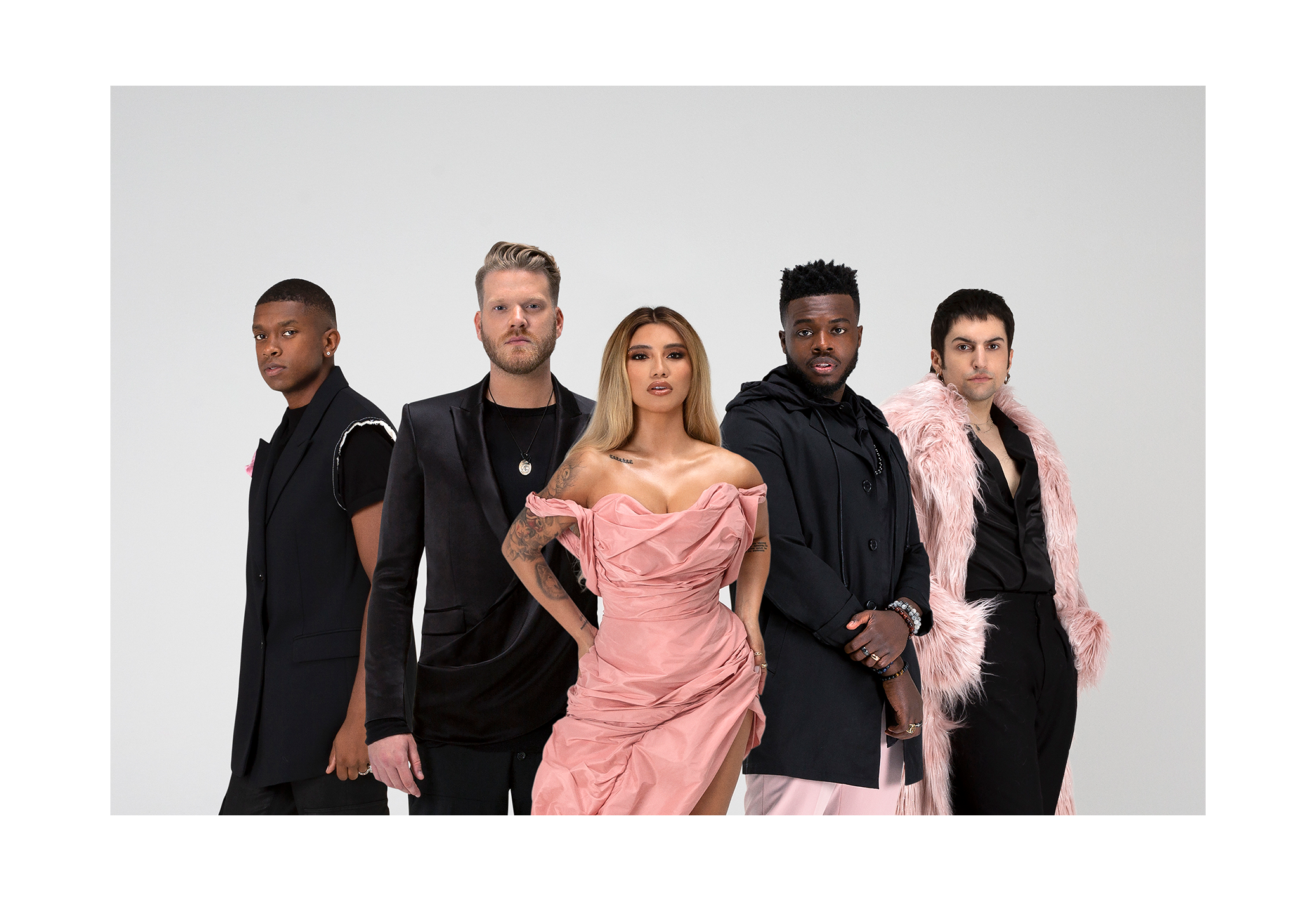 Pentatonix band hilton honors experiences Scott Hoying, Mitch Grassi, Kirstin Maldonado, Kevin Olusola, Matt Sallee