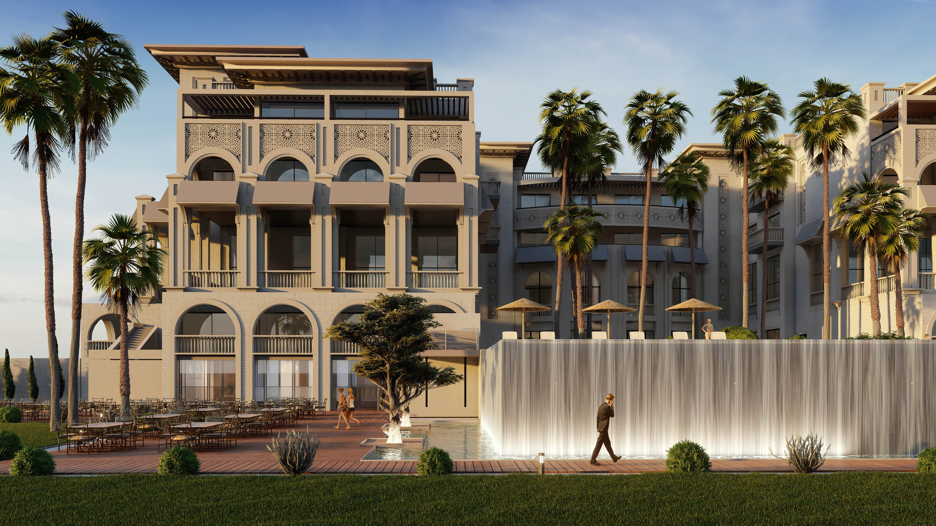 hotel rendering Waldorf Astoria Tanger