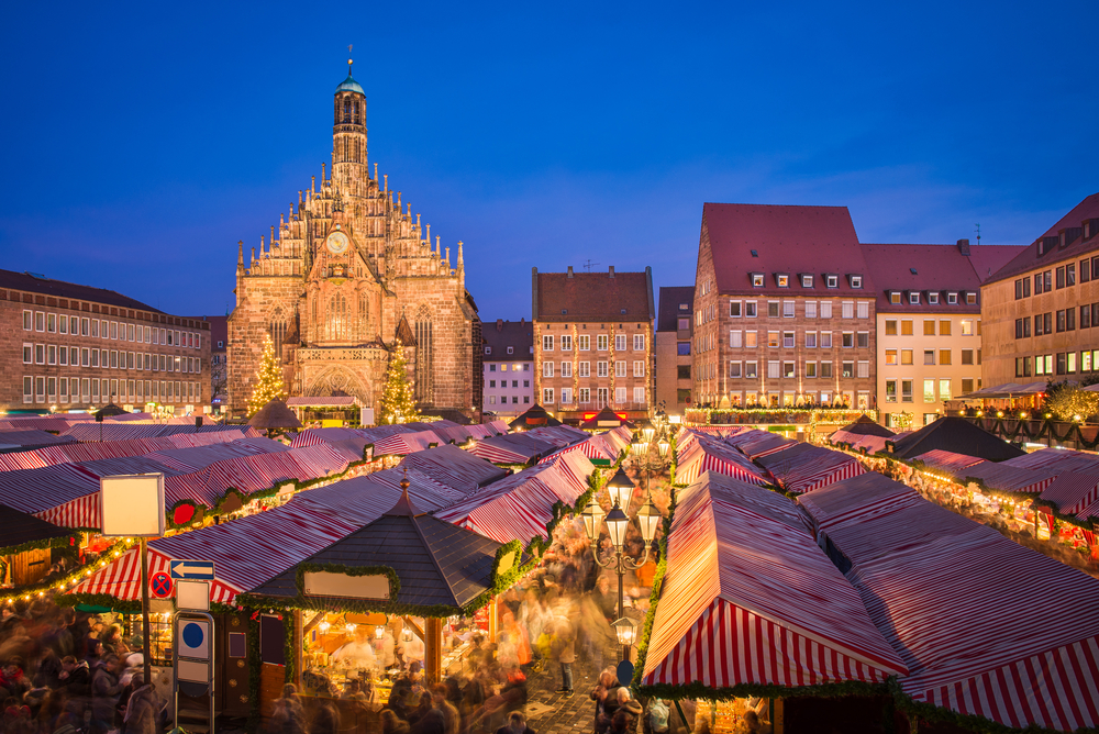Christmas Market, Old Town, Nuremberg, Germany