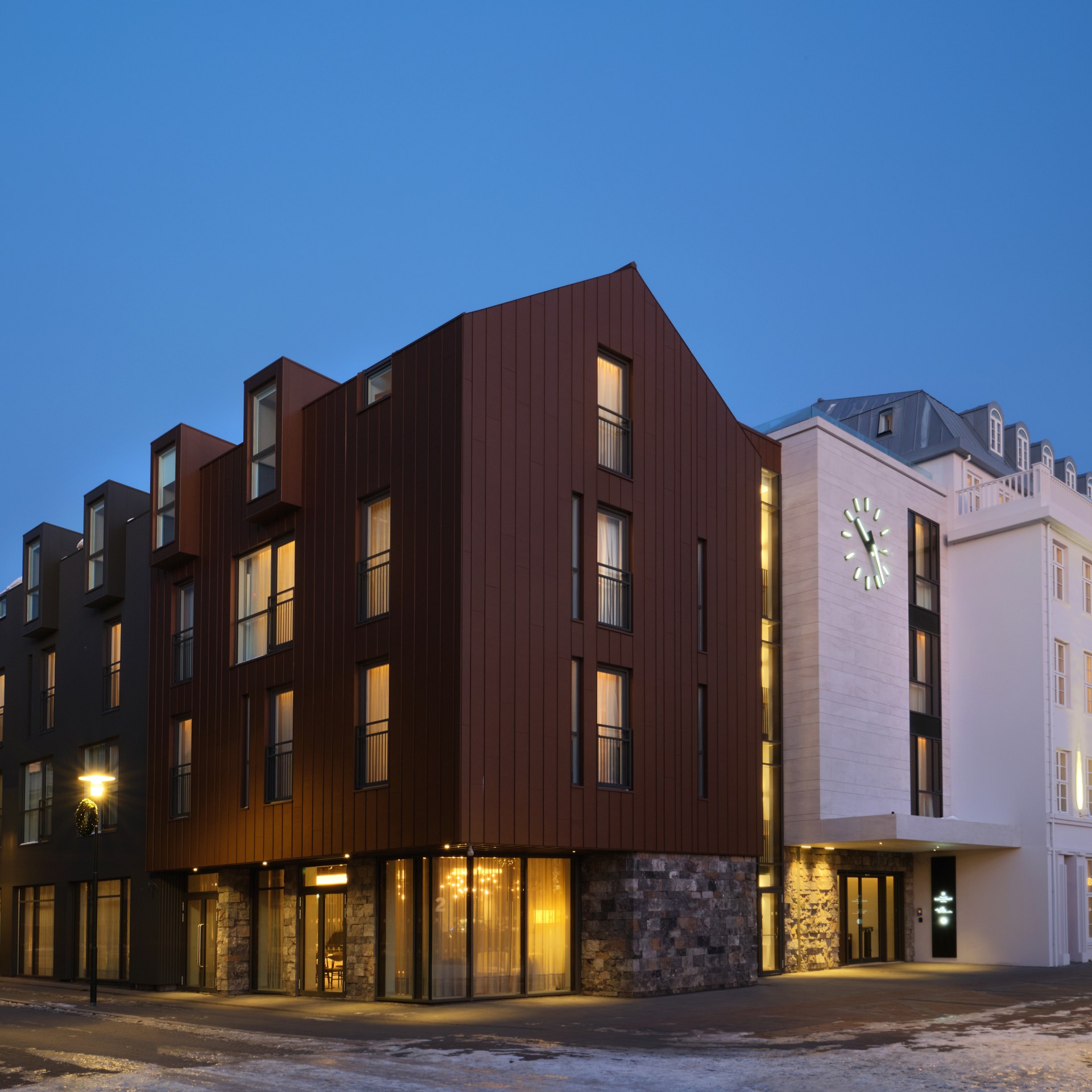 Iceland Parliament Hotel, Curio Collection by Hilton Exterior, night