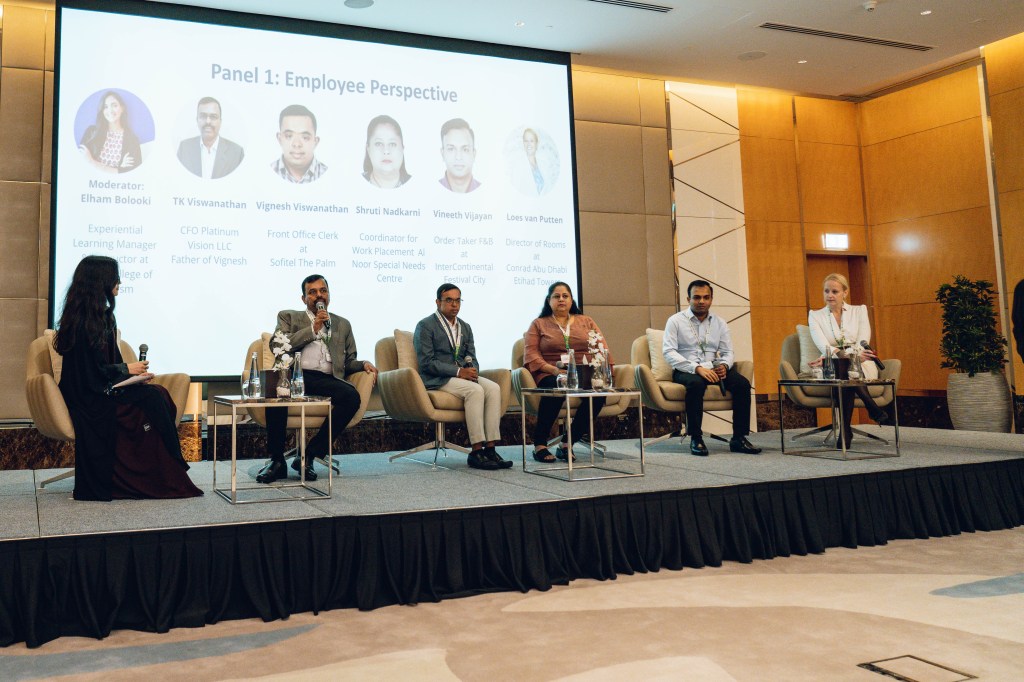 Panel discussion at Inaugural People of Determination Panel Event in Dubai