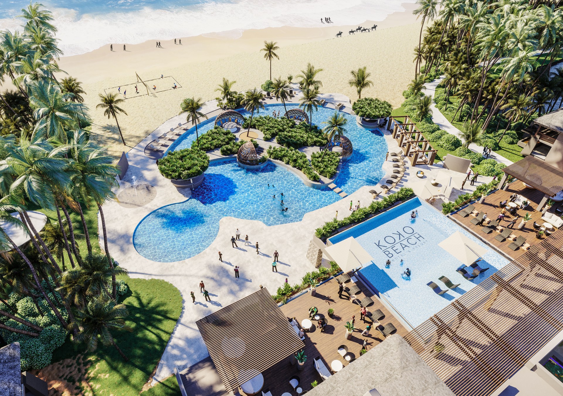 Koko Beach Resort Ilashe Lagos, Curio Collection by Hilton - Rendering