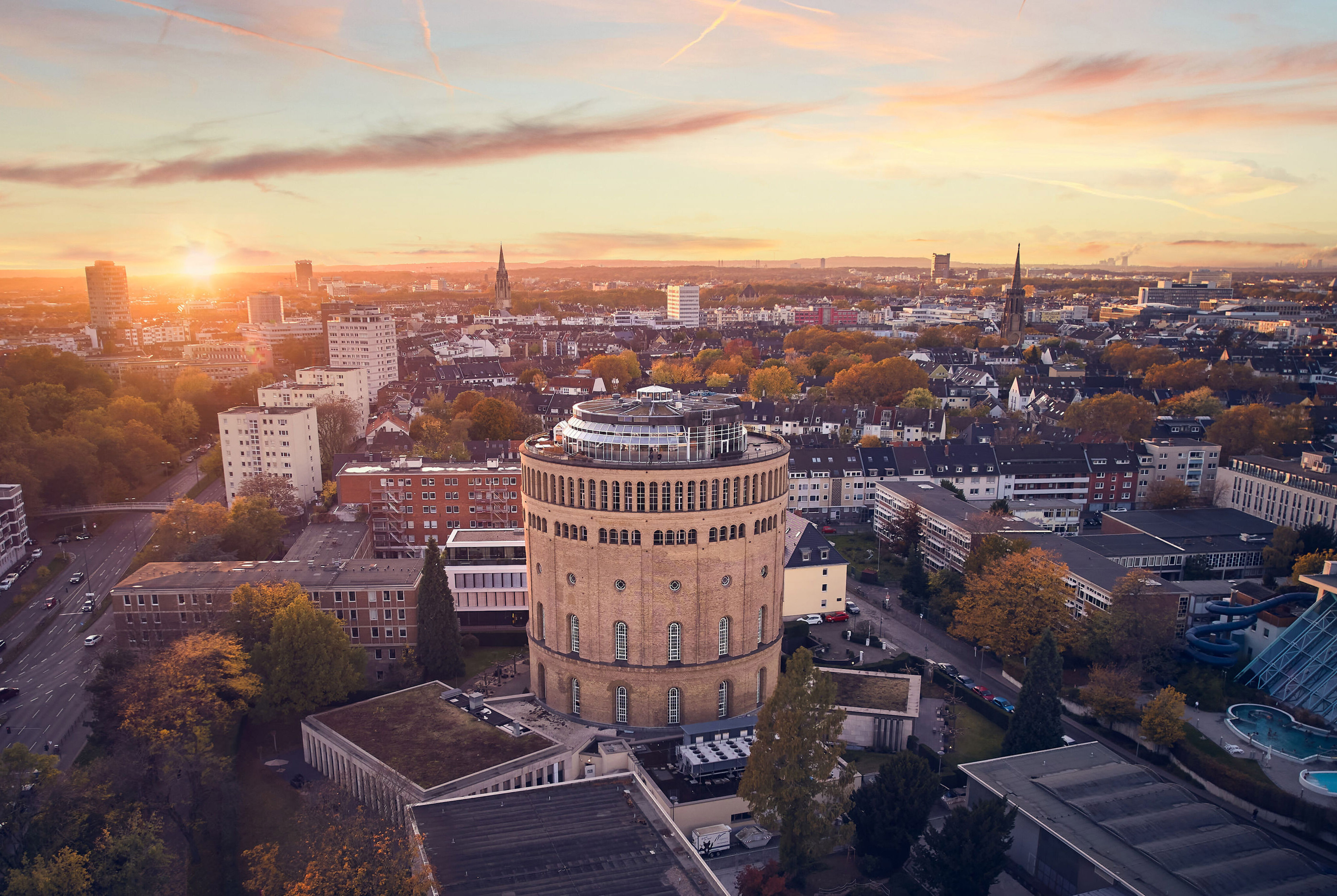 Wasserturm Hotel Cologne, Curio Collection by Hilton - Exterior Aerial