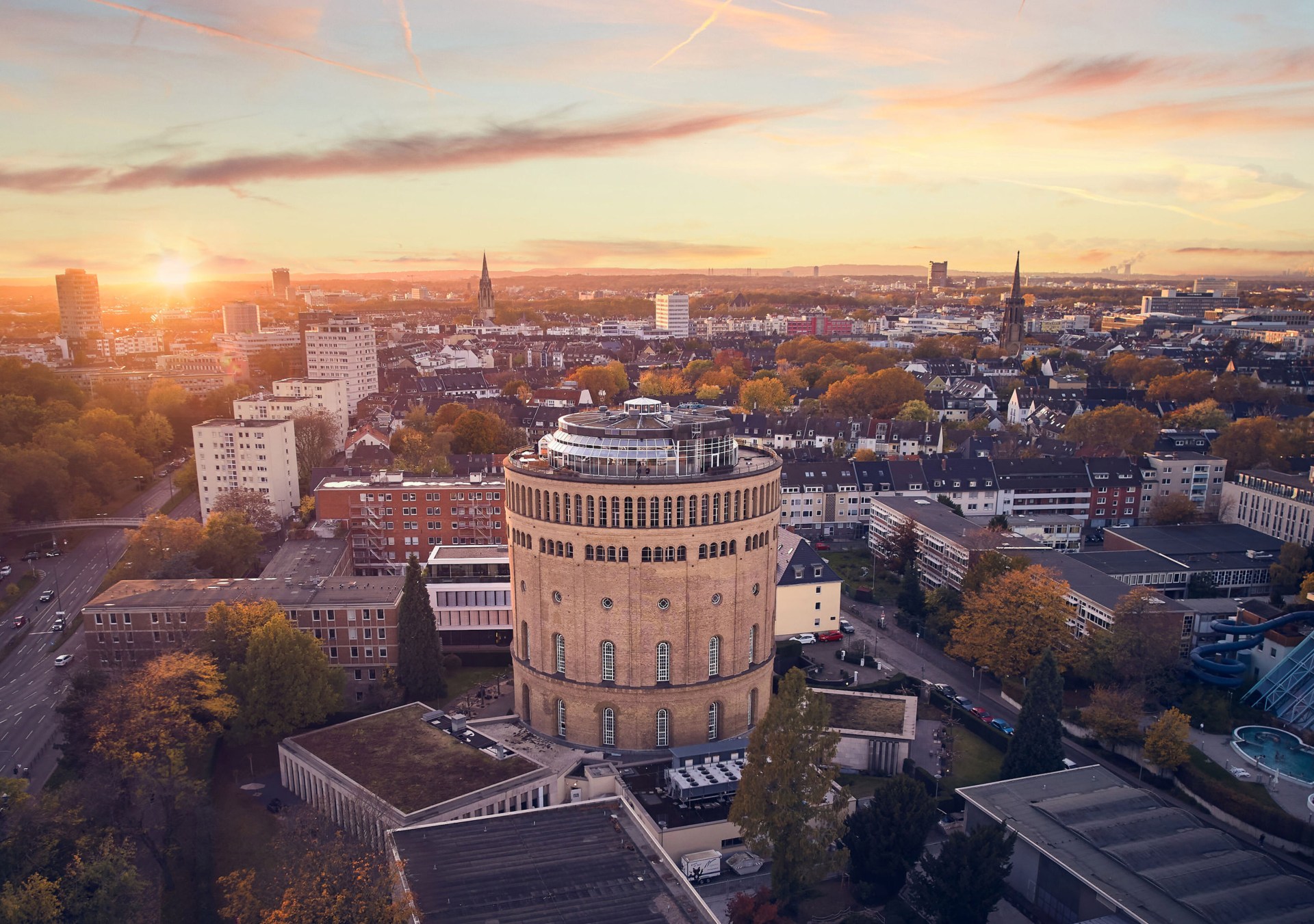 Wasserturm Hotel Cologne, Curio Collection by Hilton - Exterior Aerial