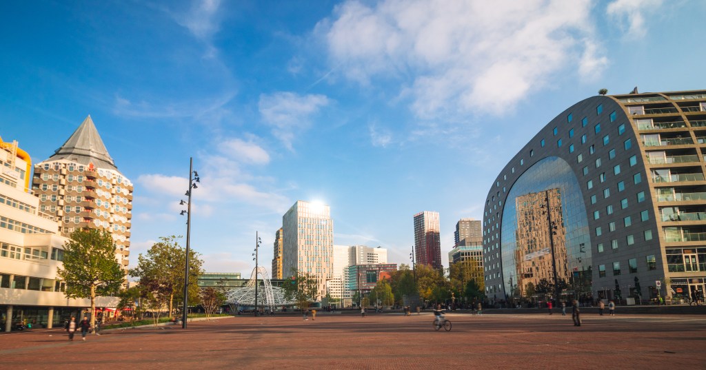 Summer,Evening,In,Rotterdam,,Netherlands