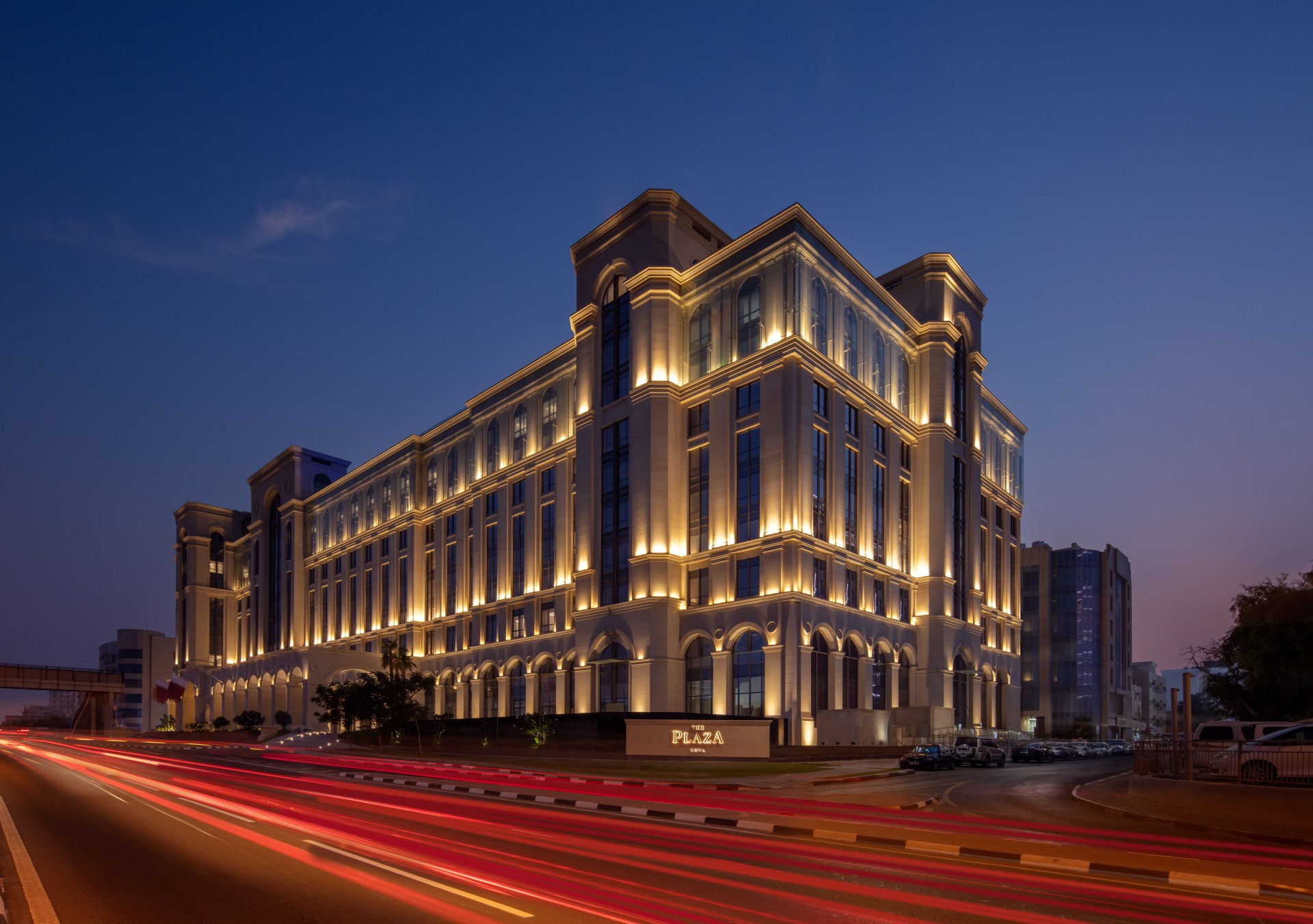 The Plaza Doha, LXR Hotels & Resorts - Exterior at Night