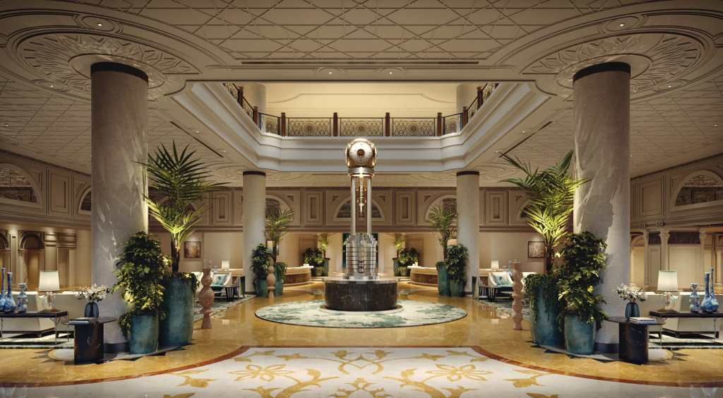 Waldorf Astoria Ras Al Khaimah - Clock Area Render