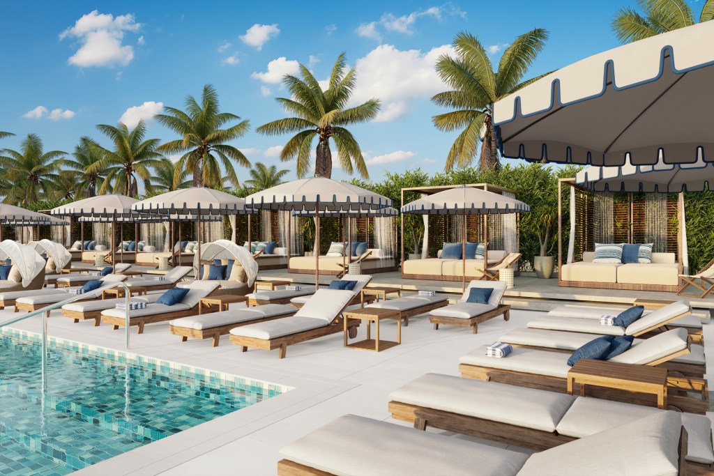 Pool Sunset Beach Lounge