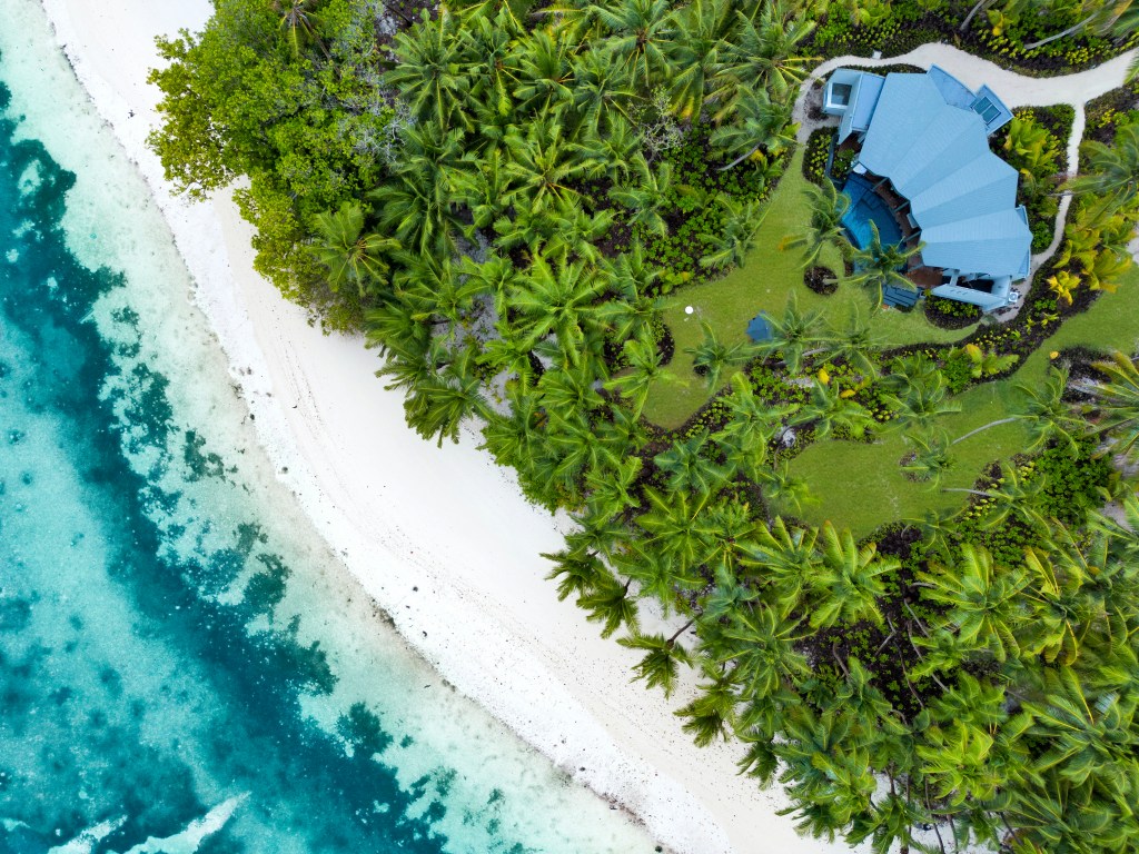 Waldorf Astoria Seychelles Platte Island - Aerial Shot - Credit Hilton