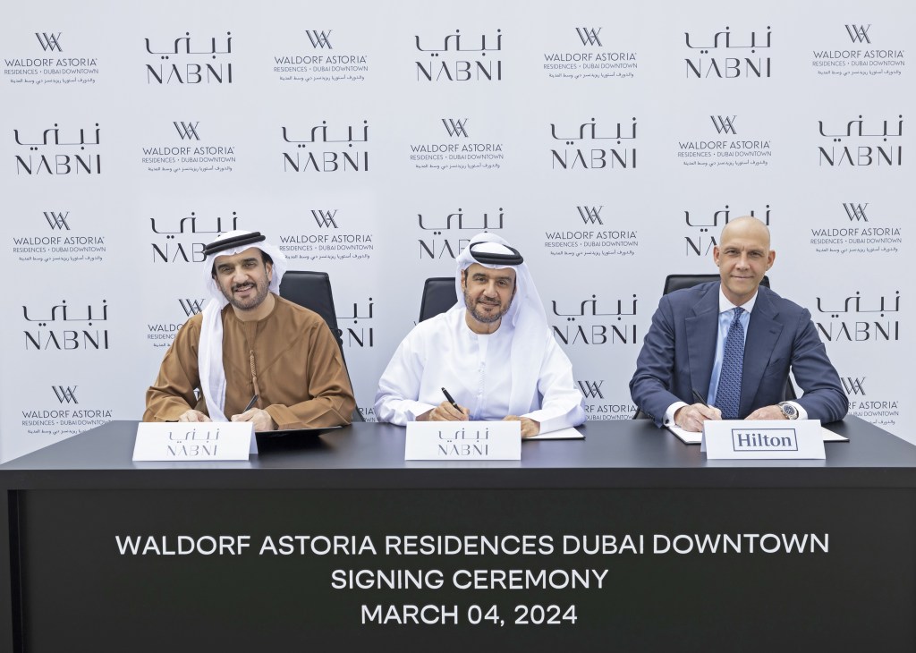 Signing of Waldorf Astoria Residences Dubai Downtown