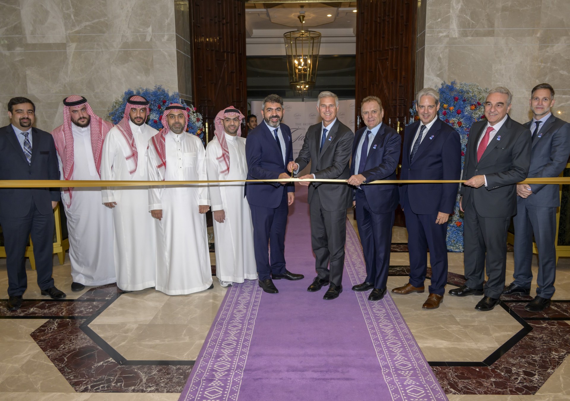 The Hotel Galleria Jeddah, Curio Collection by Hilton, Ribbon Cutting with Hilton President & CEO Chris Nassetta and SEDCO Holding representatives