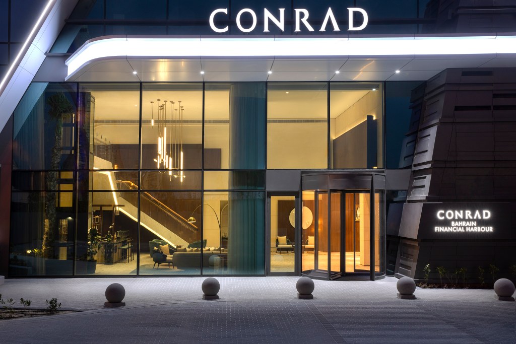 Conrad Bahrain Financial Harbour - Exterior at night