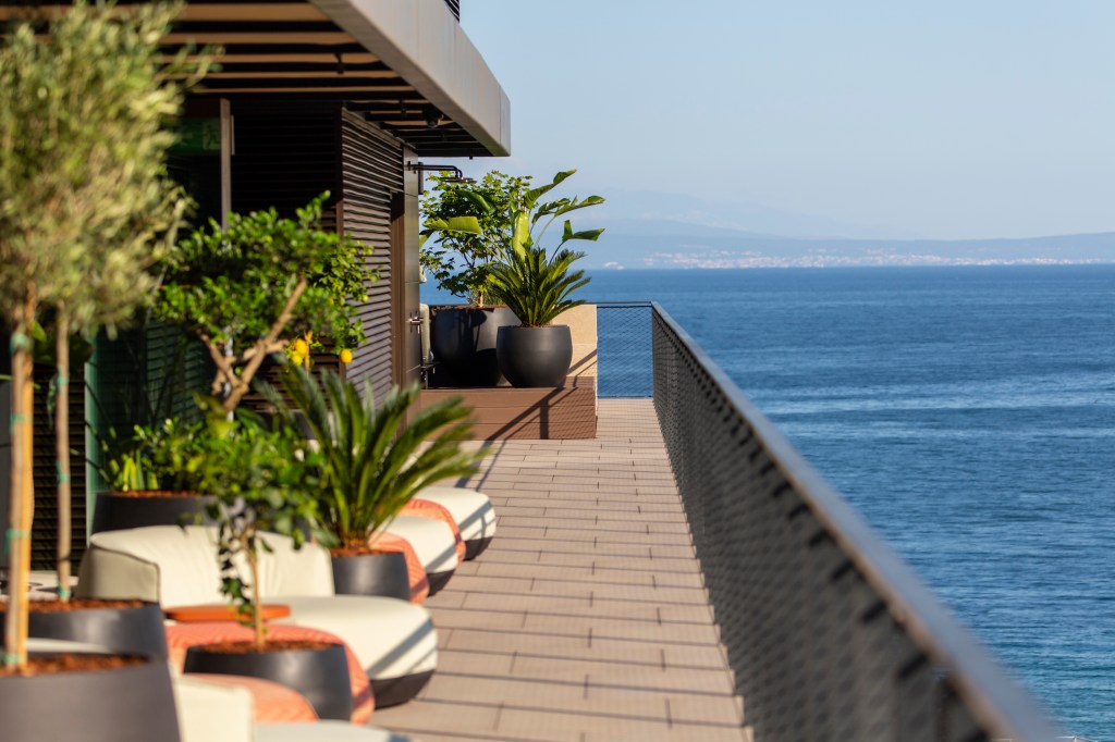 Keight Hotel Opatija, Curio Collection by Hilton - Outdoor Seating and Sea View