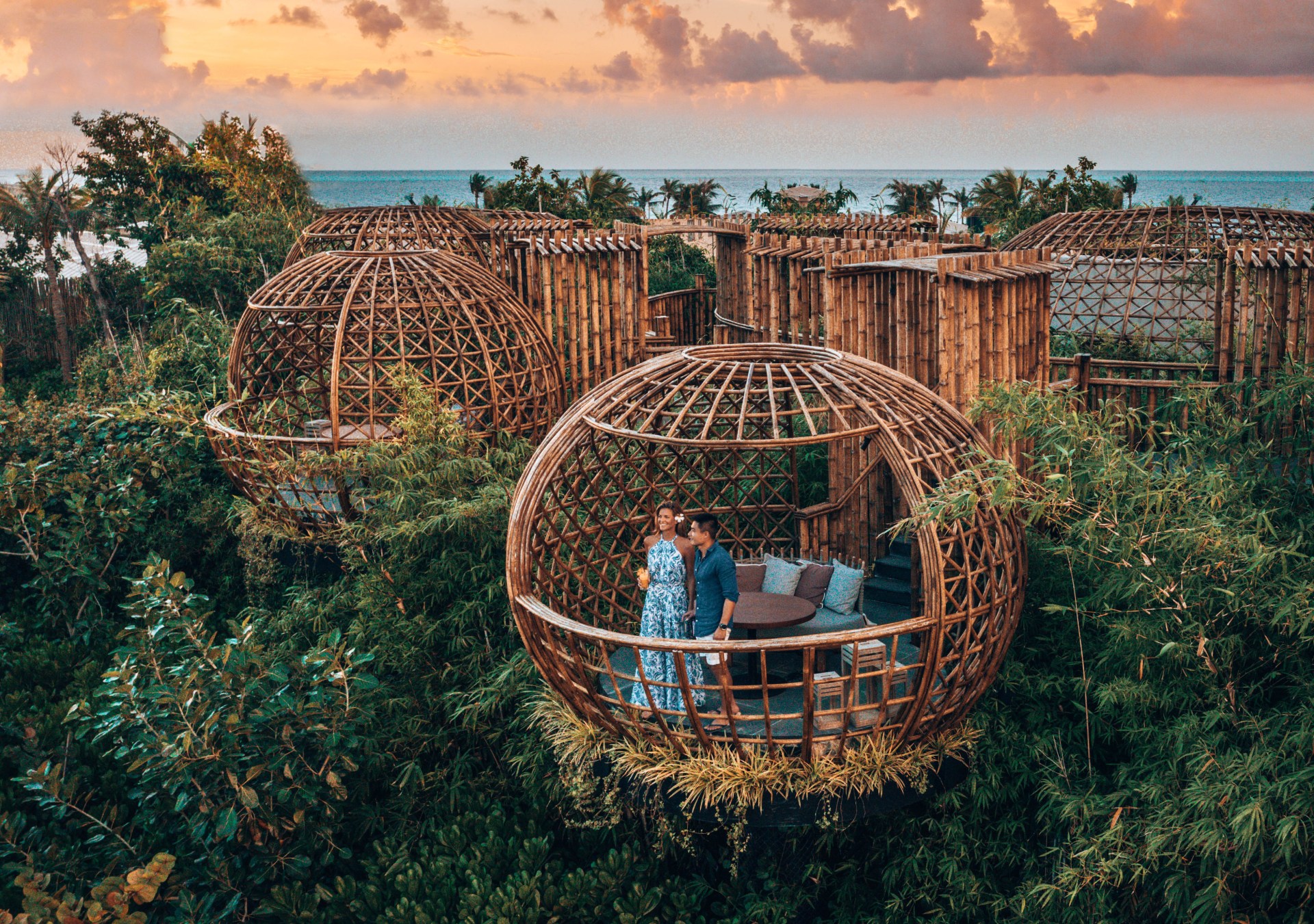 Waldorf Astoria Maldives Ithaafushi - Terra, tree top seating, ocean view