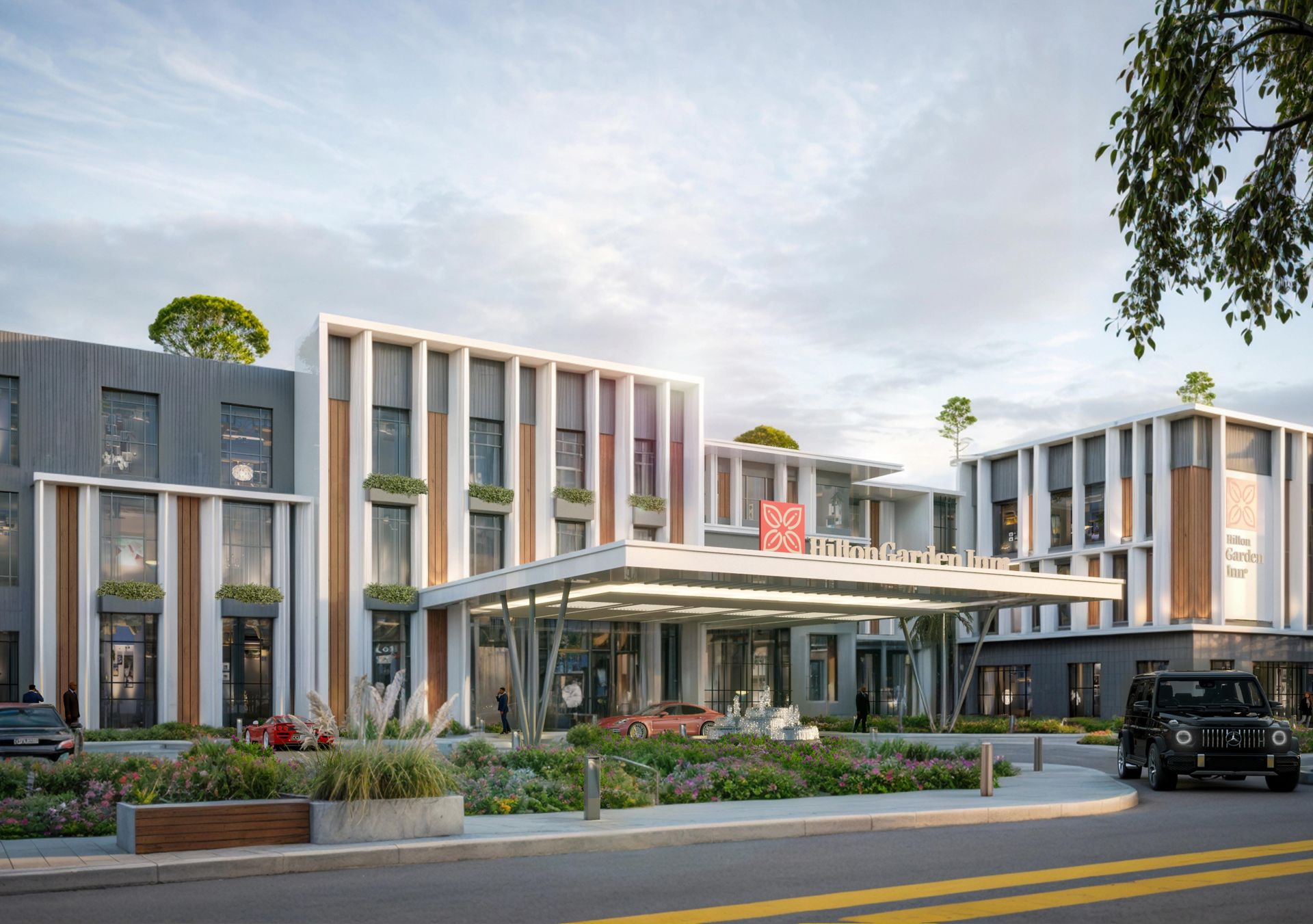 Hilton Garden Inn Cairo New Zayed exterior rendering