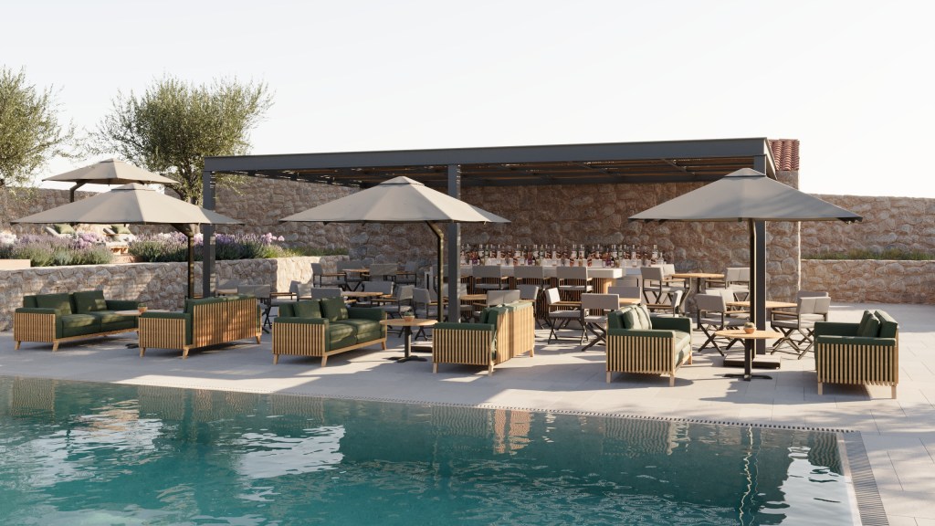 Hotel Preko Ugljan, Curio Collection by Hilton - Pool Rendering