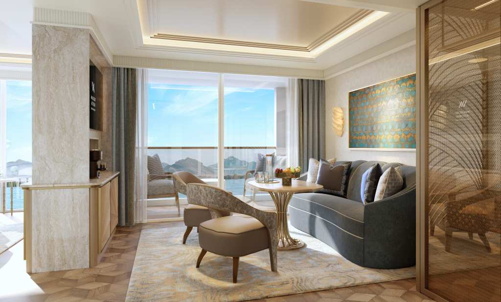 Waldorf Astoria Set to Launch One-of-a-Kind River Nile Experience - Lounge Rendering