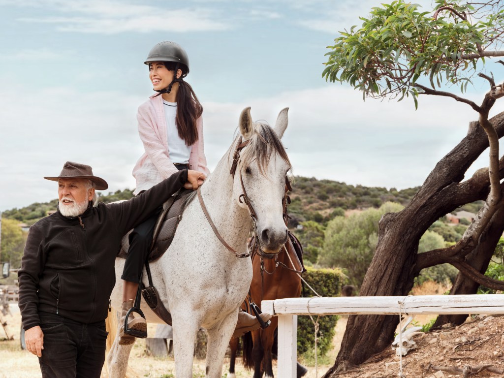 Baia di Chia Resort Sardinia, Curio Collection by Hilton Horse Riding with Owner Giancarlo Cabras