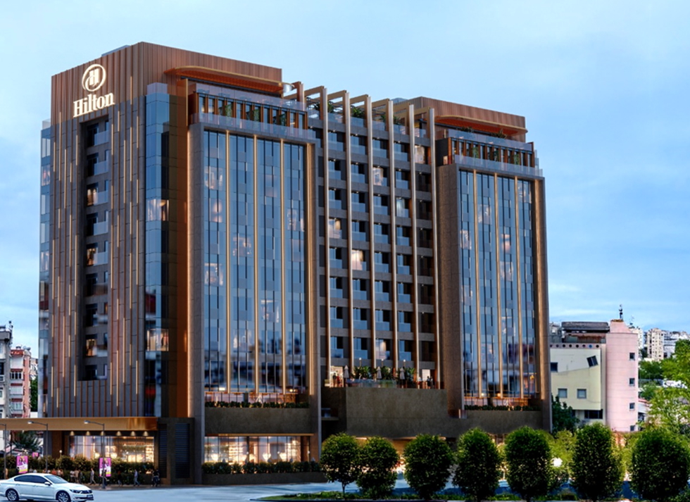Hilton Antalya City Centre Rendering - exterior of hotel during the day
