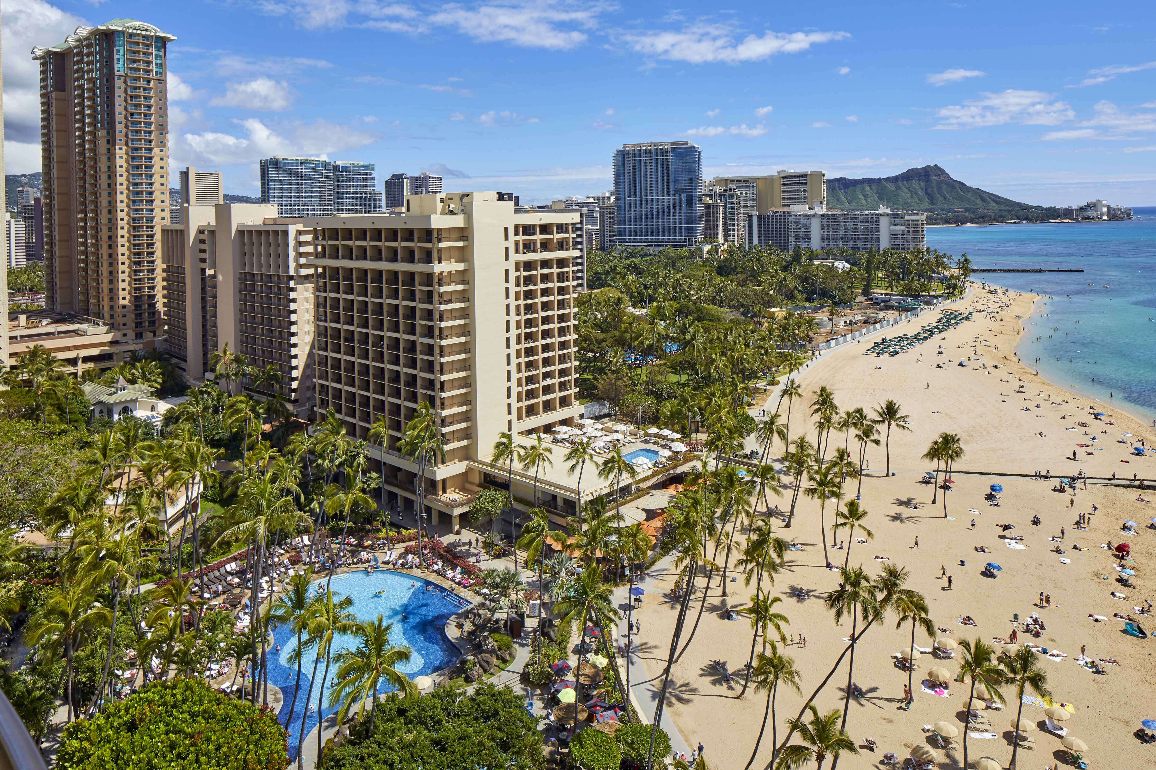 Hilton Hawaiian Village Waikiki Beach Resort Rainbow Tower Ocean Front View