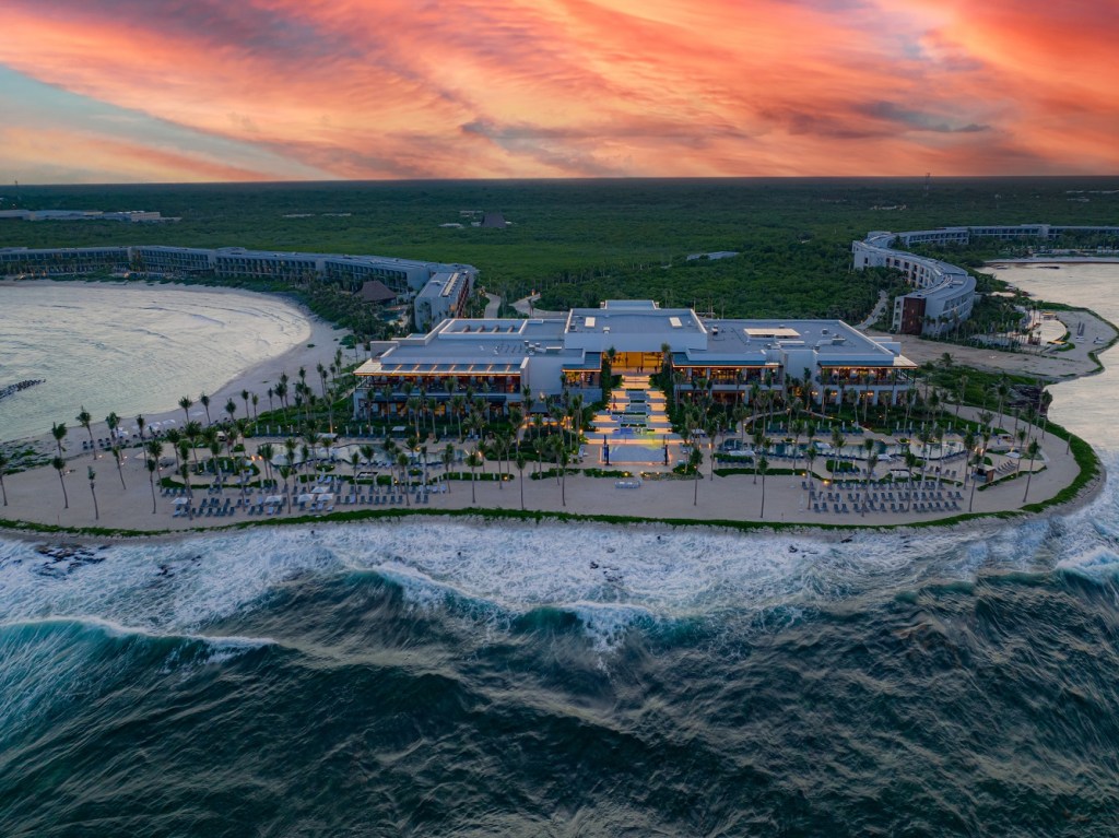 aerial photo, Hilton Tulum Riviera Maya All‑Inclusive Resort