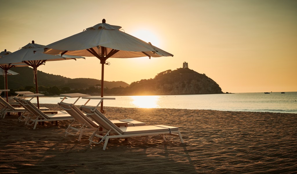 Sunrise at Conrad Chia Laguna Sardinia Cogoni Beach