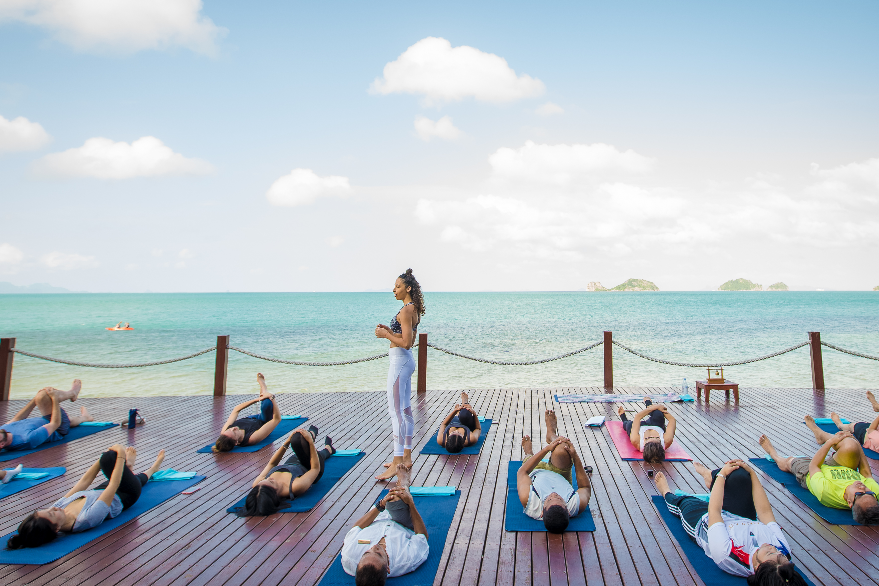 Yoga Class at Conrad Koh Samui