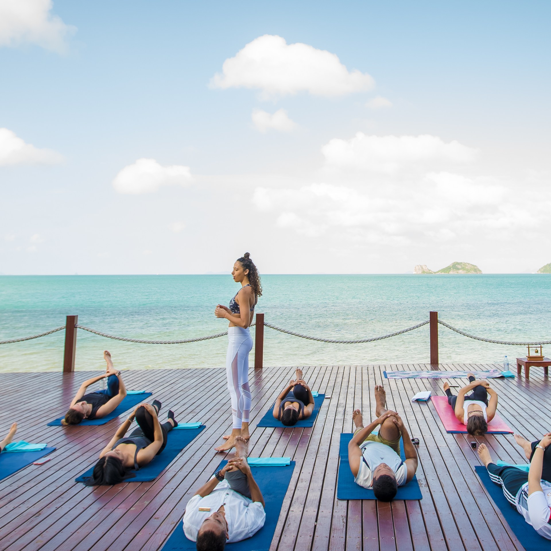 Yoga Class at Conrad Koh Samui