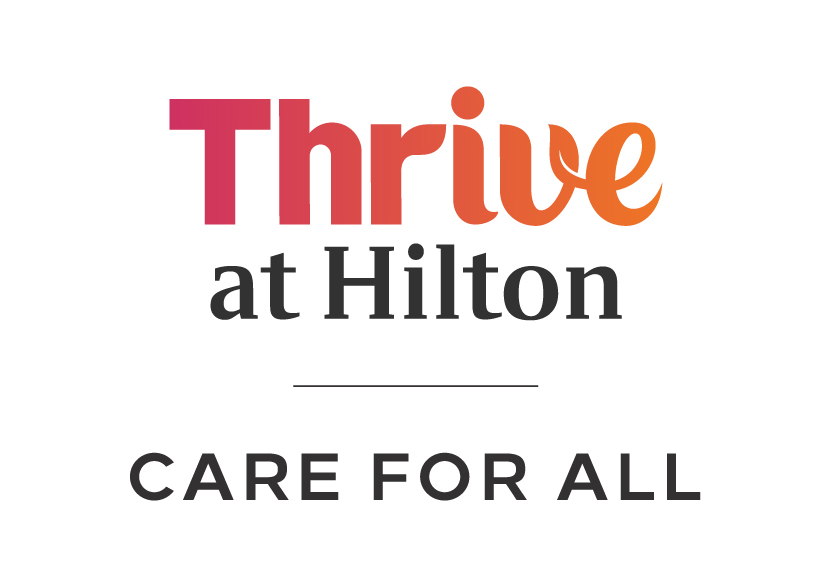 Thrive at Hilton Care For All Logo
