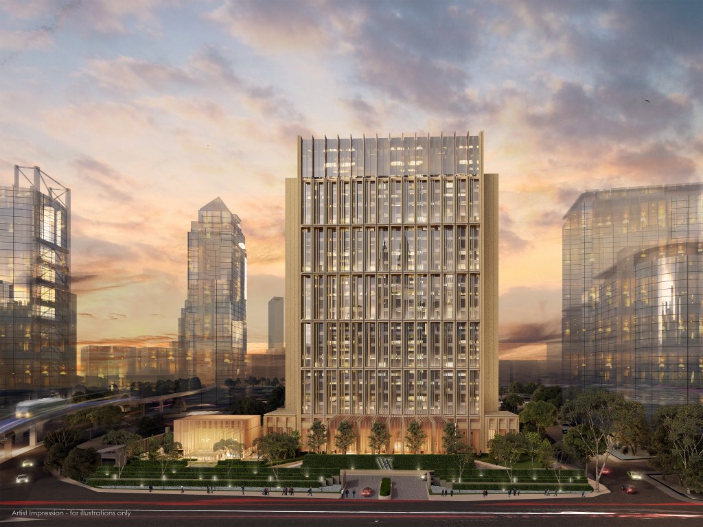 rendering of Waldorf Astoria Kuala Lumpur exterior