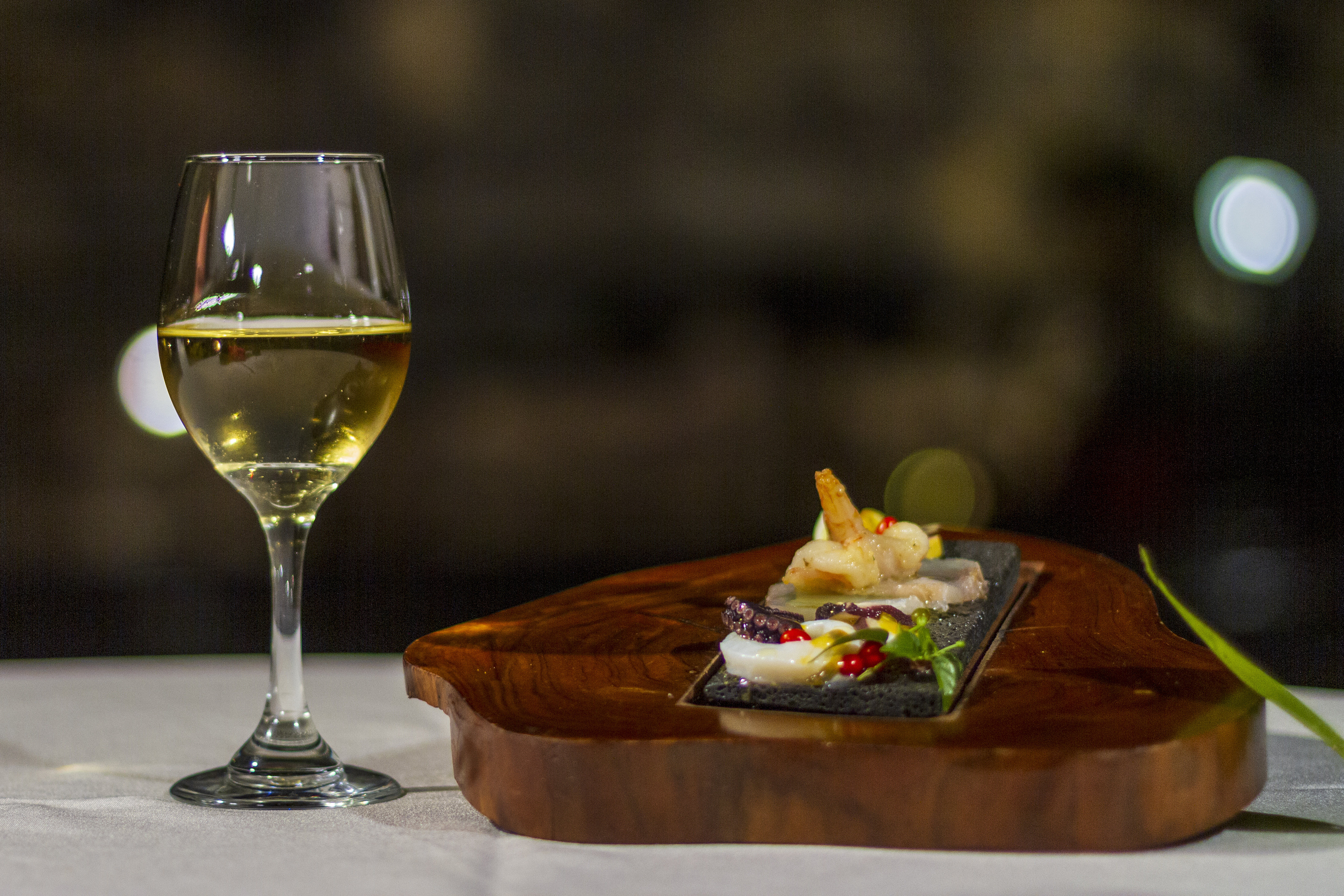 food wine Royal Palm Galapagos, Curio Collection by Hilton Lava Tunnel Dining