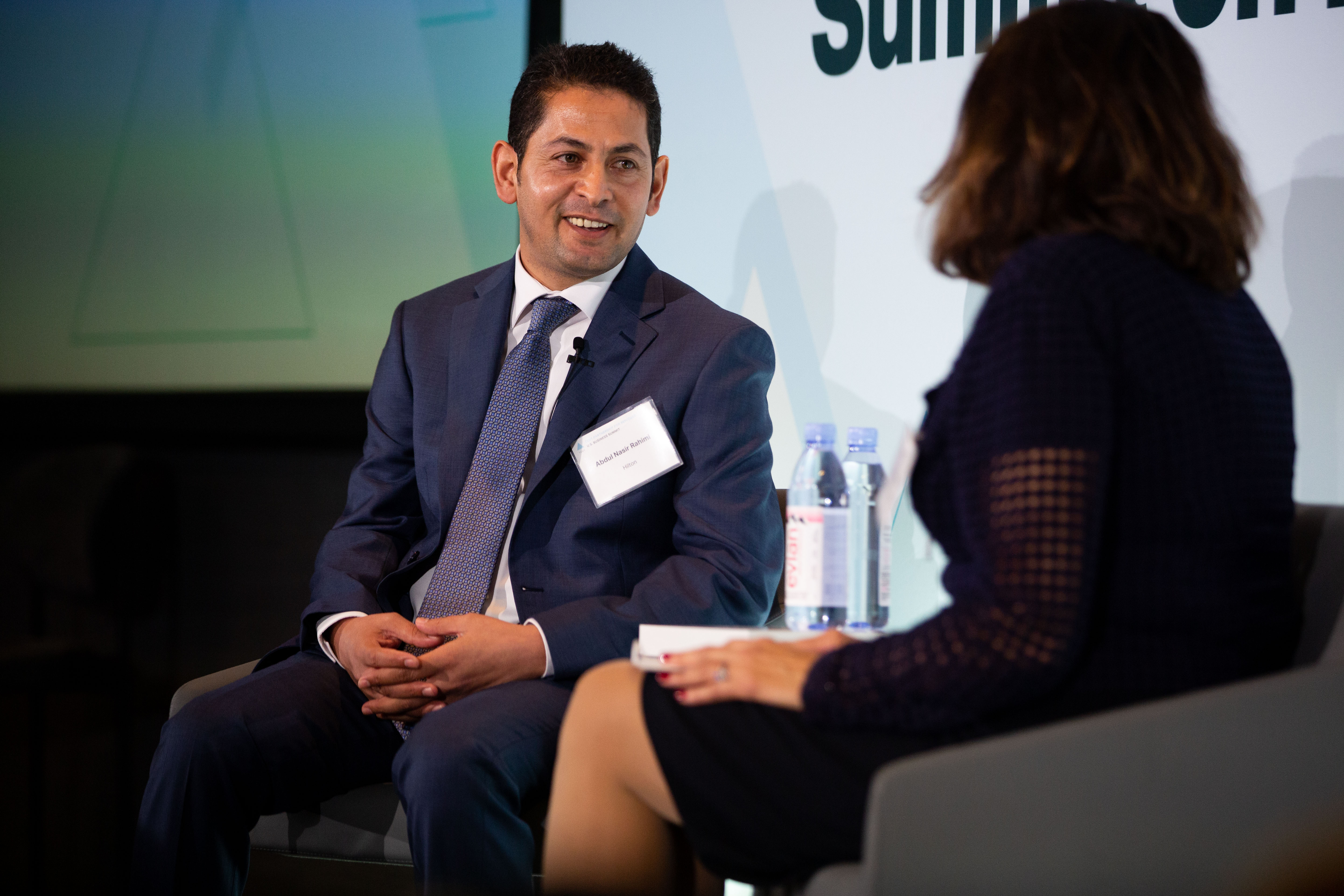 Abdul Nasir Rahimi and Julieta Valls Noyes Conversation at Tent US Business Summit
