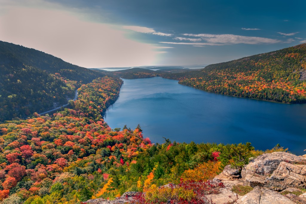 Acadia National Park Maine Fall Foliage New England Fall
