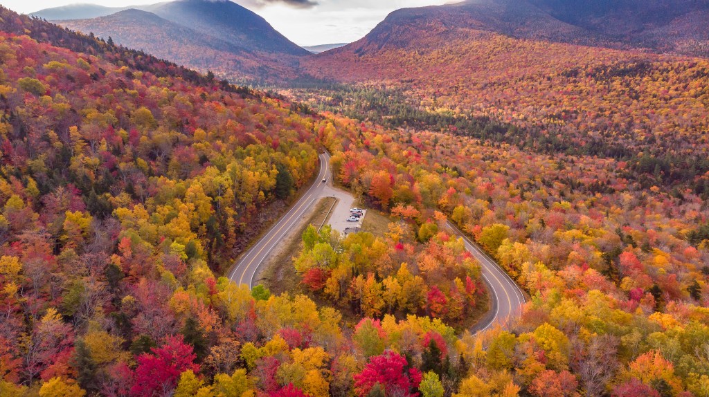 Kancamagus Highway, New Hampshire, New England Fall