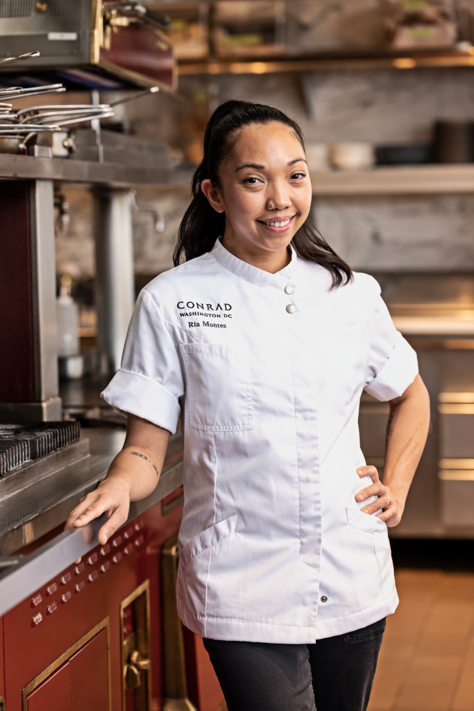 Chef Ria Montes, Conrad Washington DC, kitchen