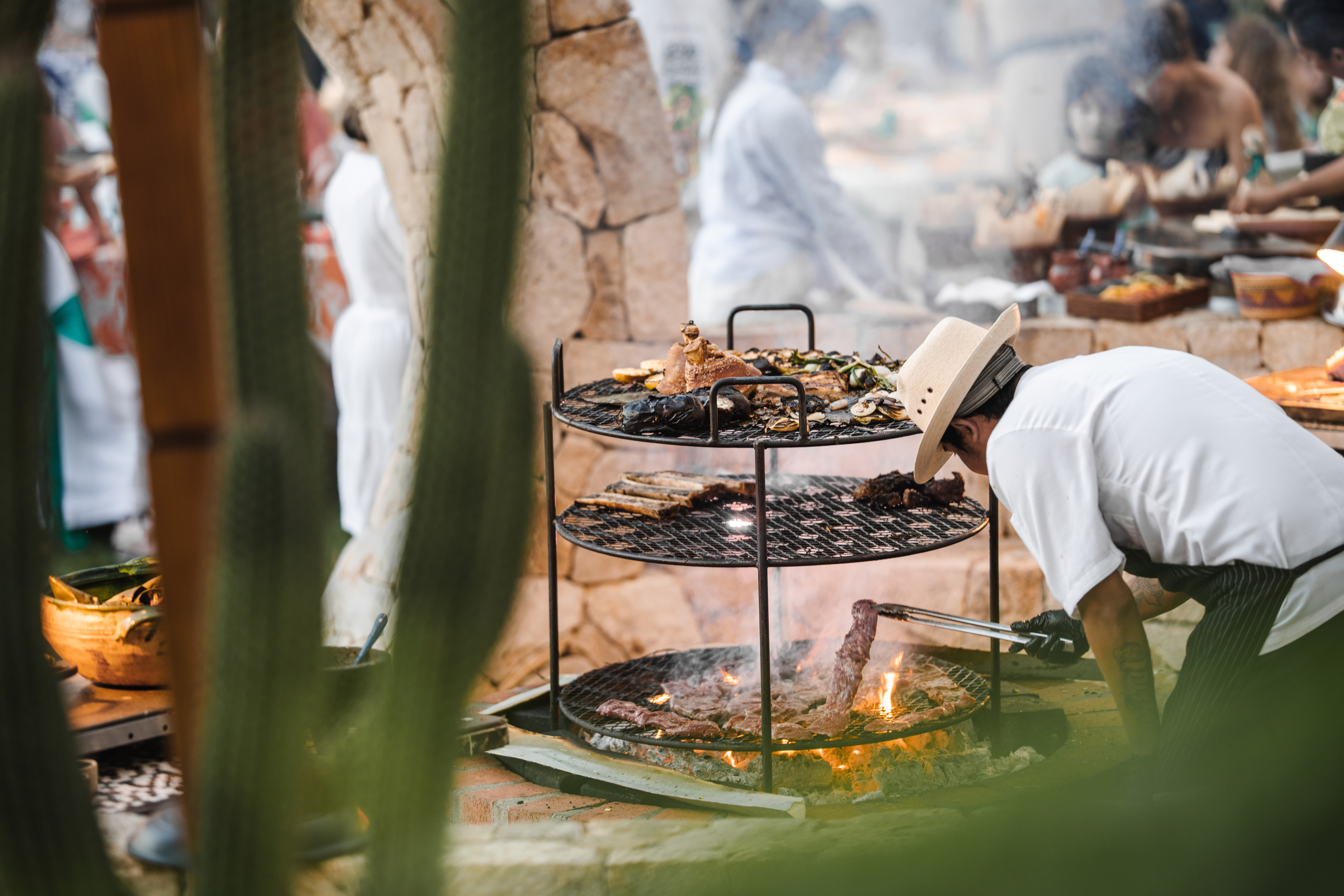 food, grilling, Día de Muertos at Hilton Los Cabos