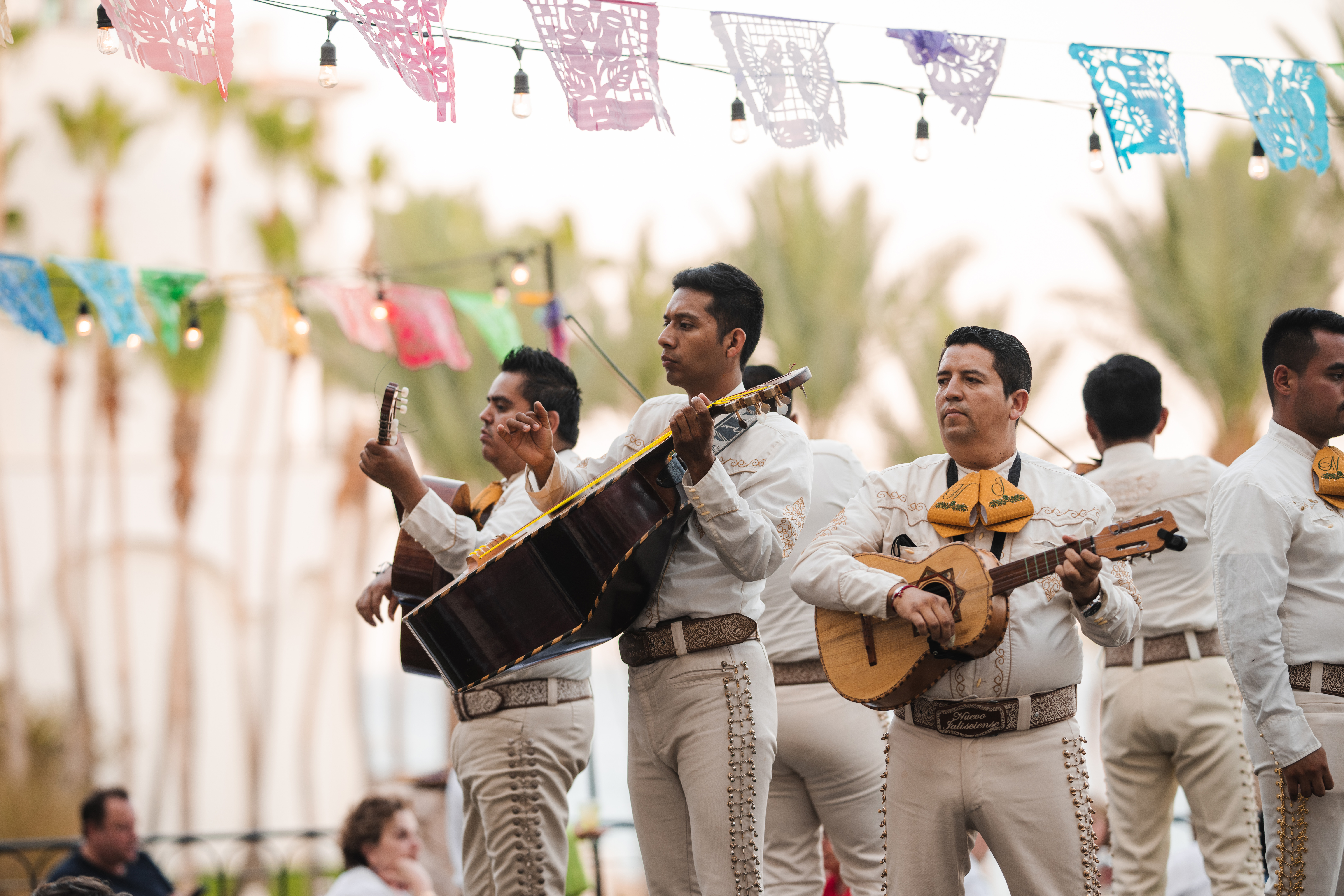 mariachis at Día de Muertos at Hilton Los Cabos