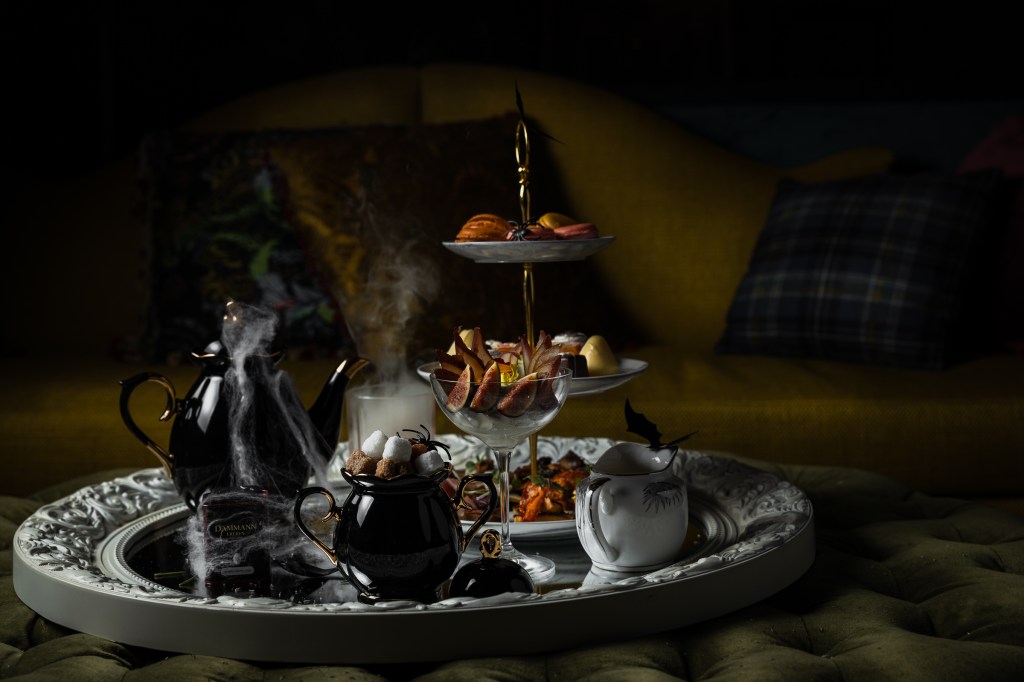 Spooky High Tea &amp; Highballs The Wayfarer Downtown LA, Tapestry Collection by Hilton halloween